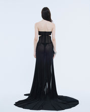 Sheer Mesh Siren Gown