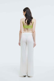 White Ecru Linen Pants